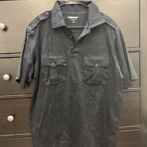 Never Worn, Men's Medium/Tall Blauer Dark Navy Short Sleeve Shirt